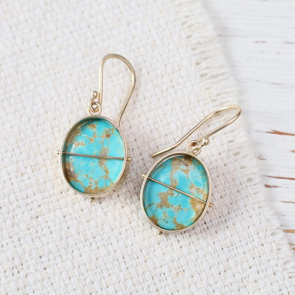 
                  
                    EAR-14K Captured Royston Turquoise Drop Earrings
                  
                