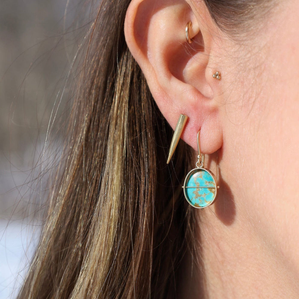 
                  
                    EAR-14K Captured Royston Turquoise Drop Earrings
                  
                