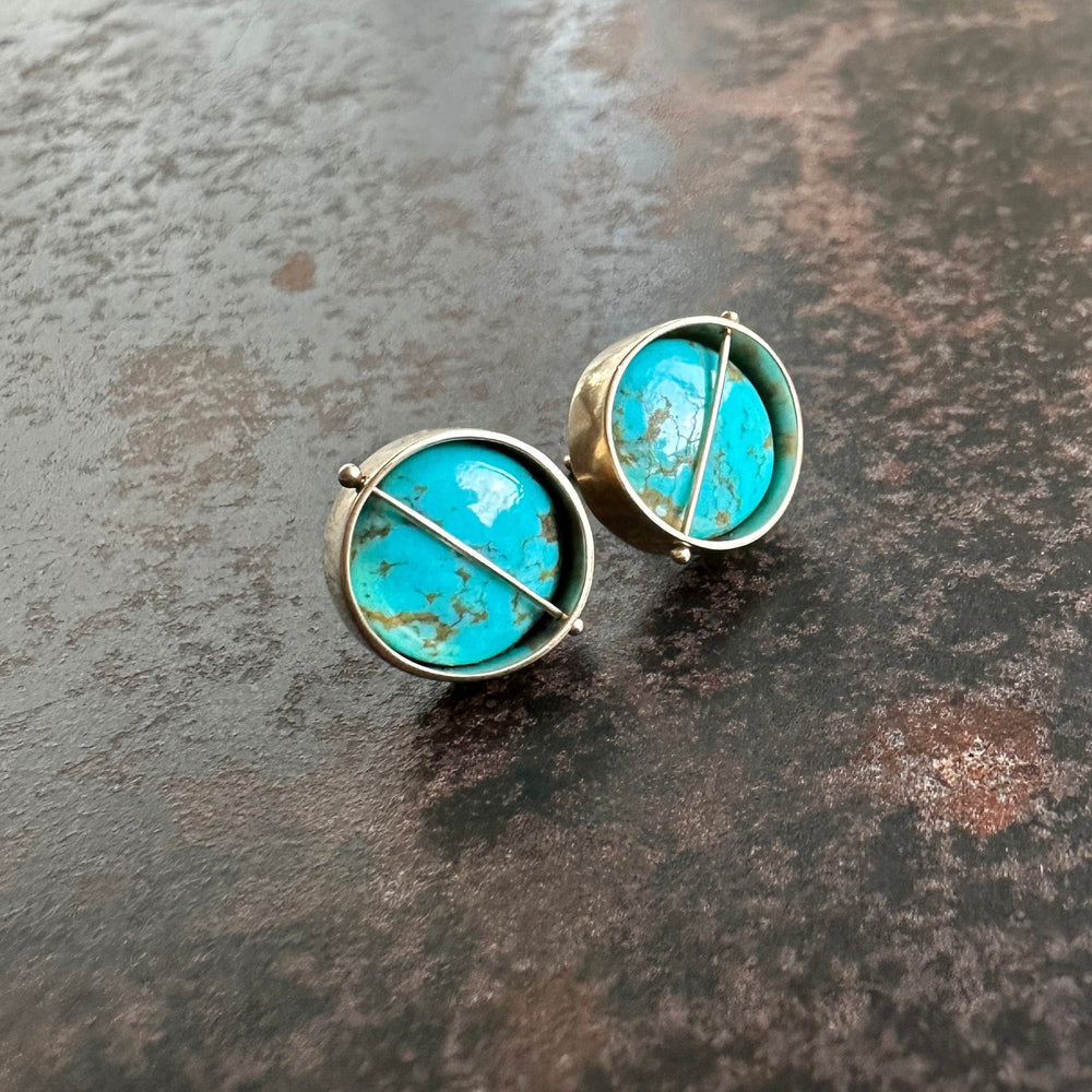 
                  
                    EAR-14K Captured Sierra Turquoise Stud Earrings
                  
                