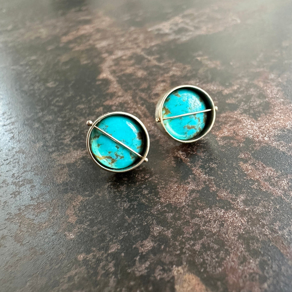 
                  
                    EAR-14K Captured Sierra Turquoise Stud Earrings
                  
                