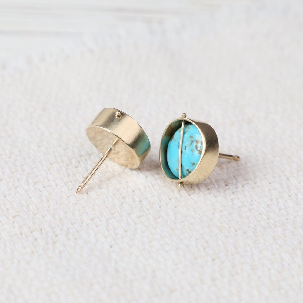 
                  
                    EAR-14K Captured Sierra Turquoise Stud Earrings
                  
                