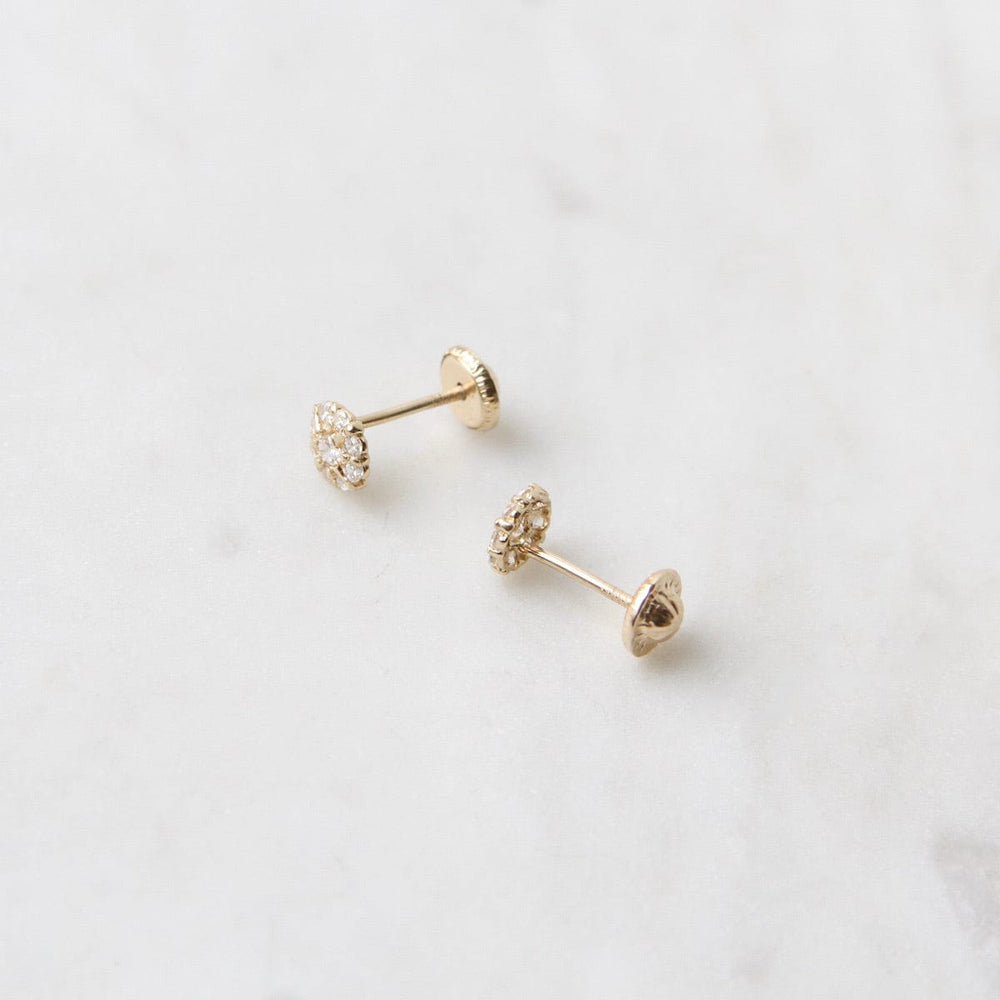 
                      
                        EAR-14K/CZ 14k Yellow Gold CZ Disc Post Earring
                      
                    