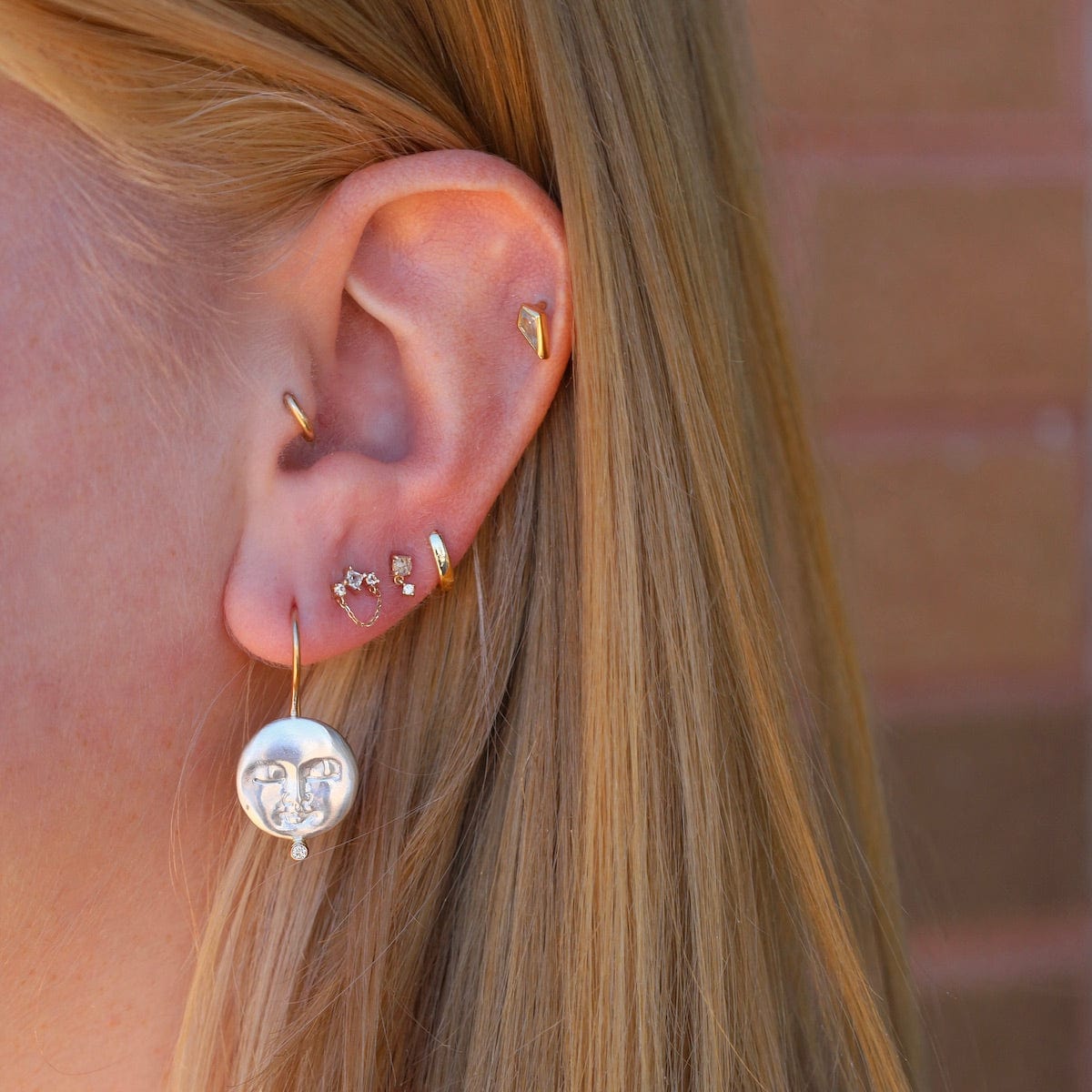 EAR-14K Dione Diamond Earring