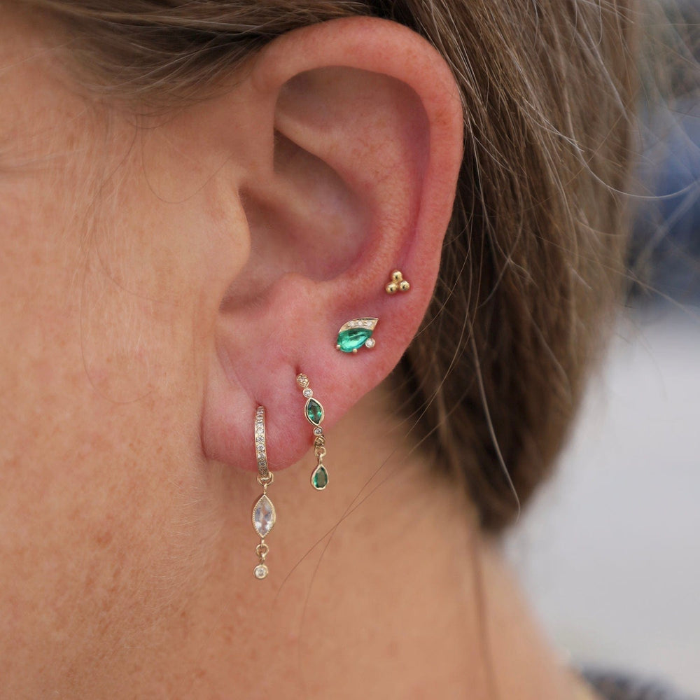 
                      
                        EAR-14K Emeralds & Diamonds Hoop Earrings
                      
                    