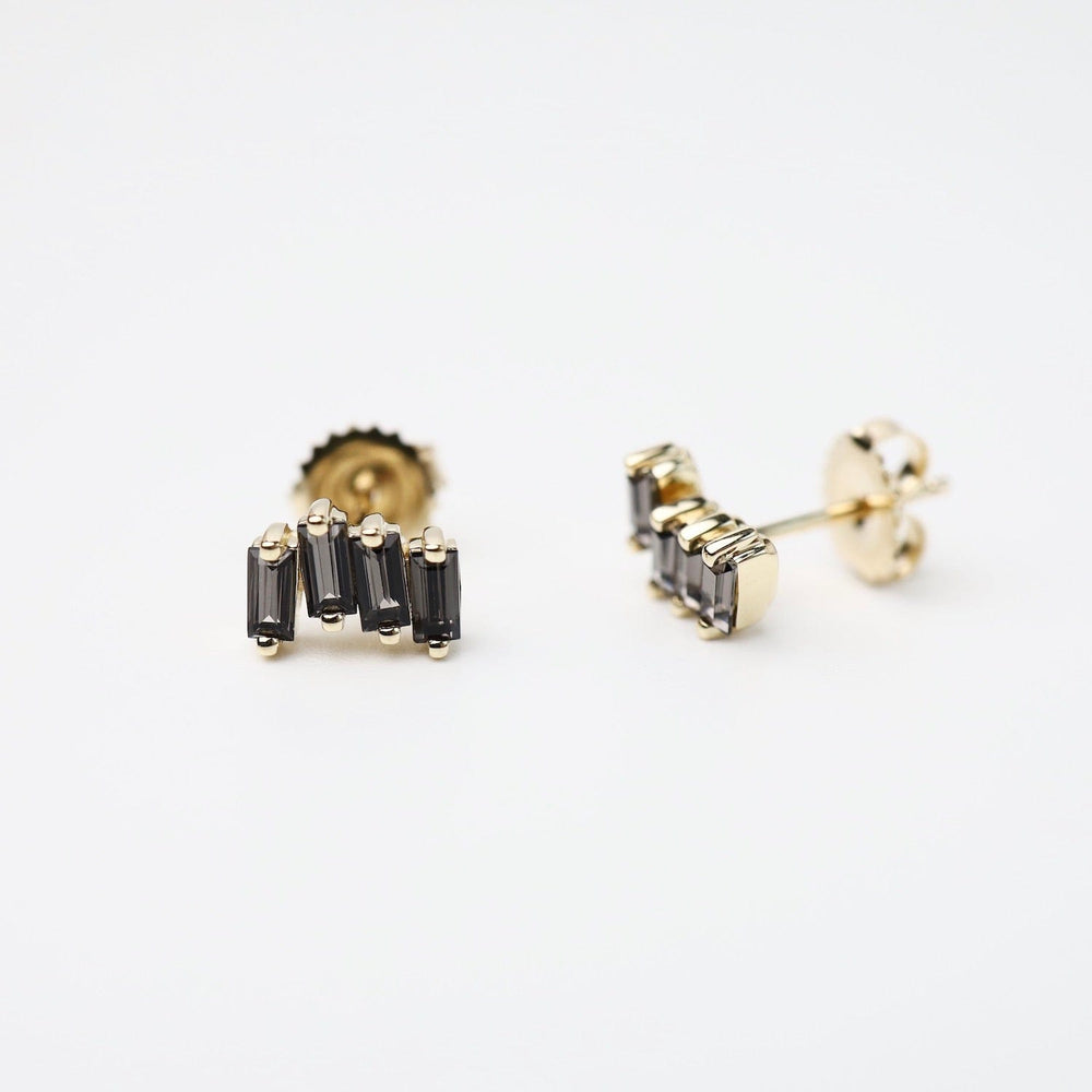 
                  
                    EAR-14K Gold Zig Zag Black Knight Quartz Earrings
                  
                