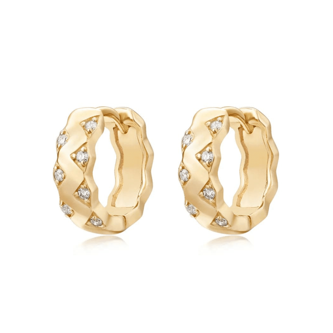 EAR-14K Hazel Lab Grown Diamond Huggie Hoops