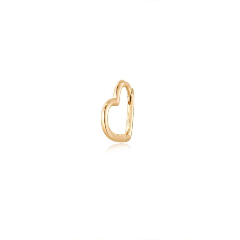 
                      
                        EAR-14K Juiliette Single Heart-Shaped Hoop - SINGLE
                      
                    