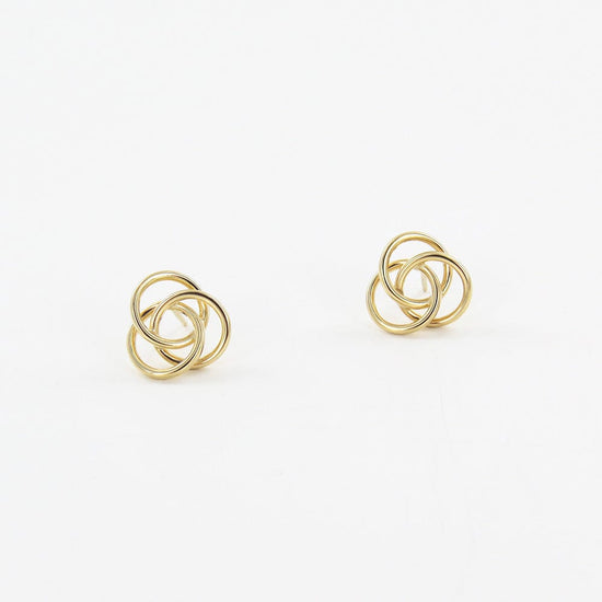 EAR-14K LARGE LOVE KNOT POSTS