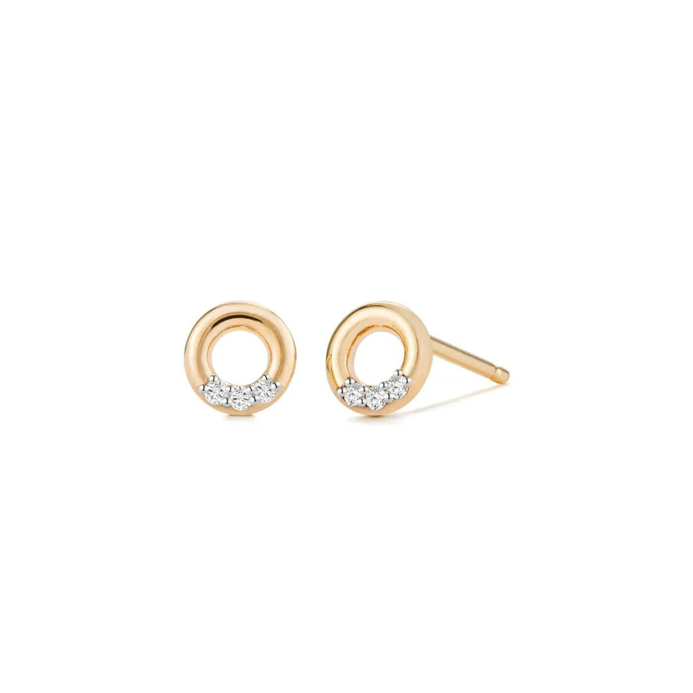 
                      
                        EAR-14K Lena Open Circle Diamond Stud Earrings
                      
                    