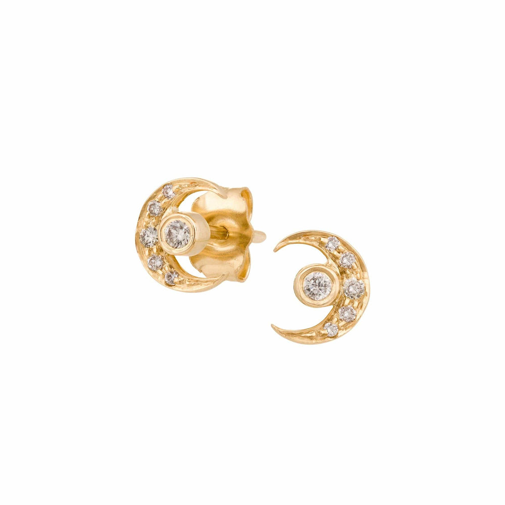 
                      
                        EAR-14K Moon & Diamonds Earrings
                      
                    