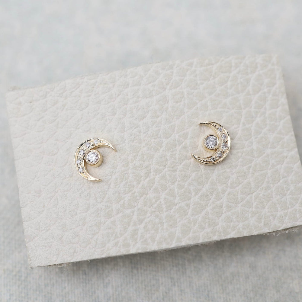 
                      
                        EAR-14K Moon & Diamonds Stud Earrings
                      
                    