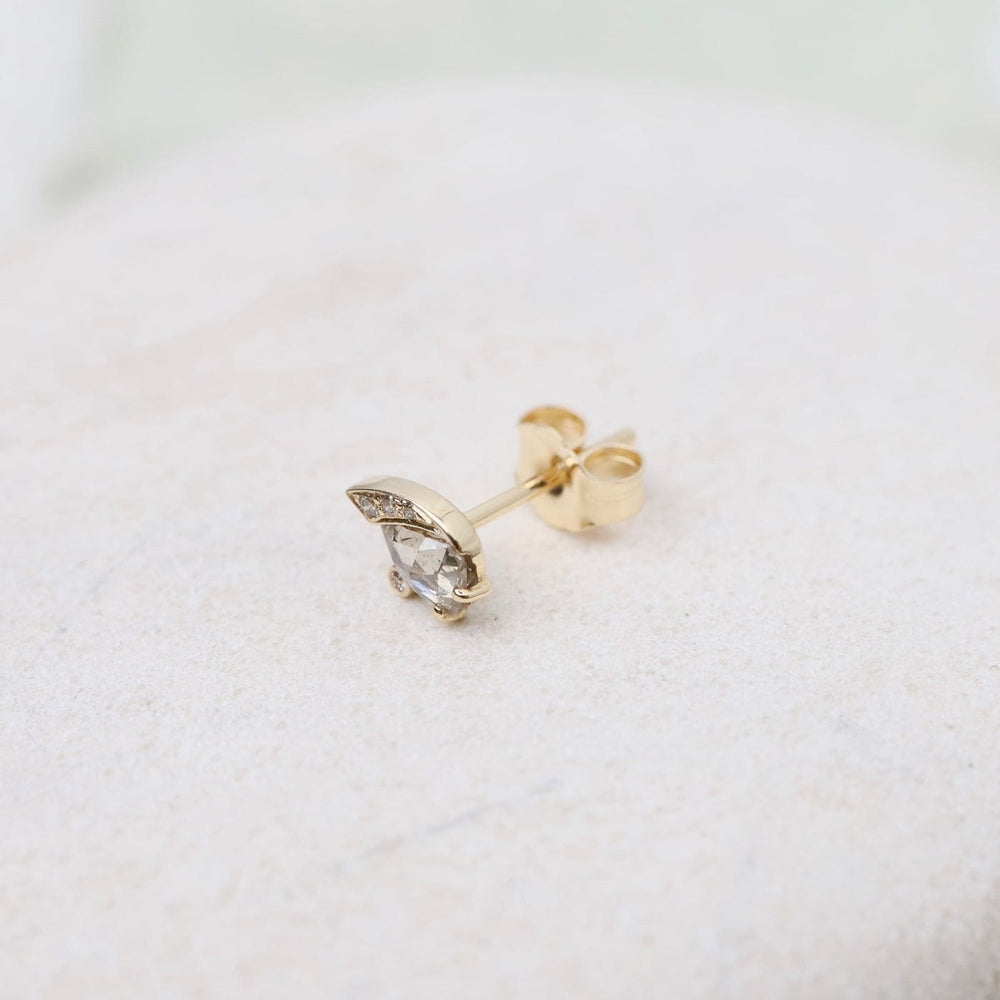 
                      
                        EAR-14K One of a Kind Diamond Eye Earring - SOLD AS A SINGLE
                      
                    