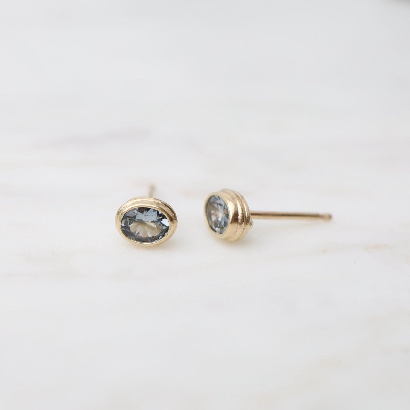 EAR-14K Oval Spinel Studs