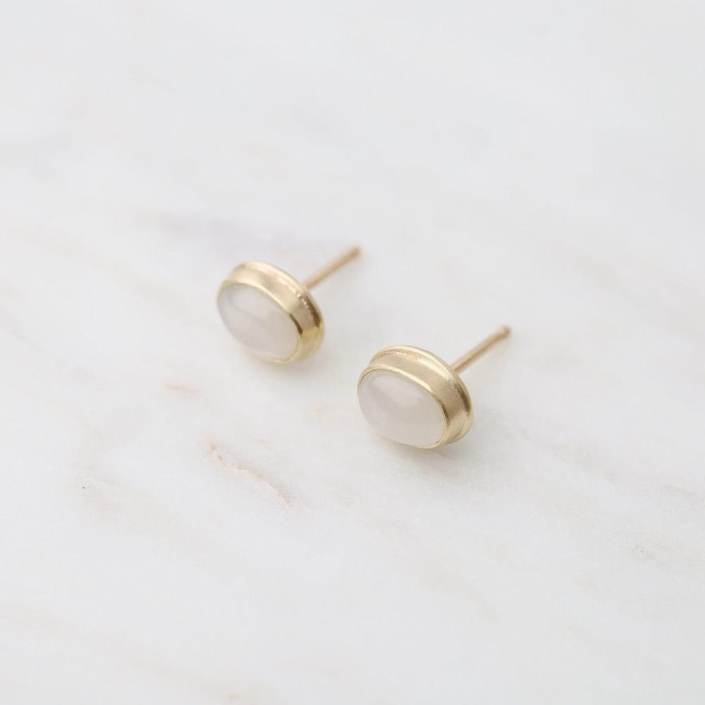 
                      
                        EAR-14K Oval White Moonstone Studs
                      
                    