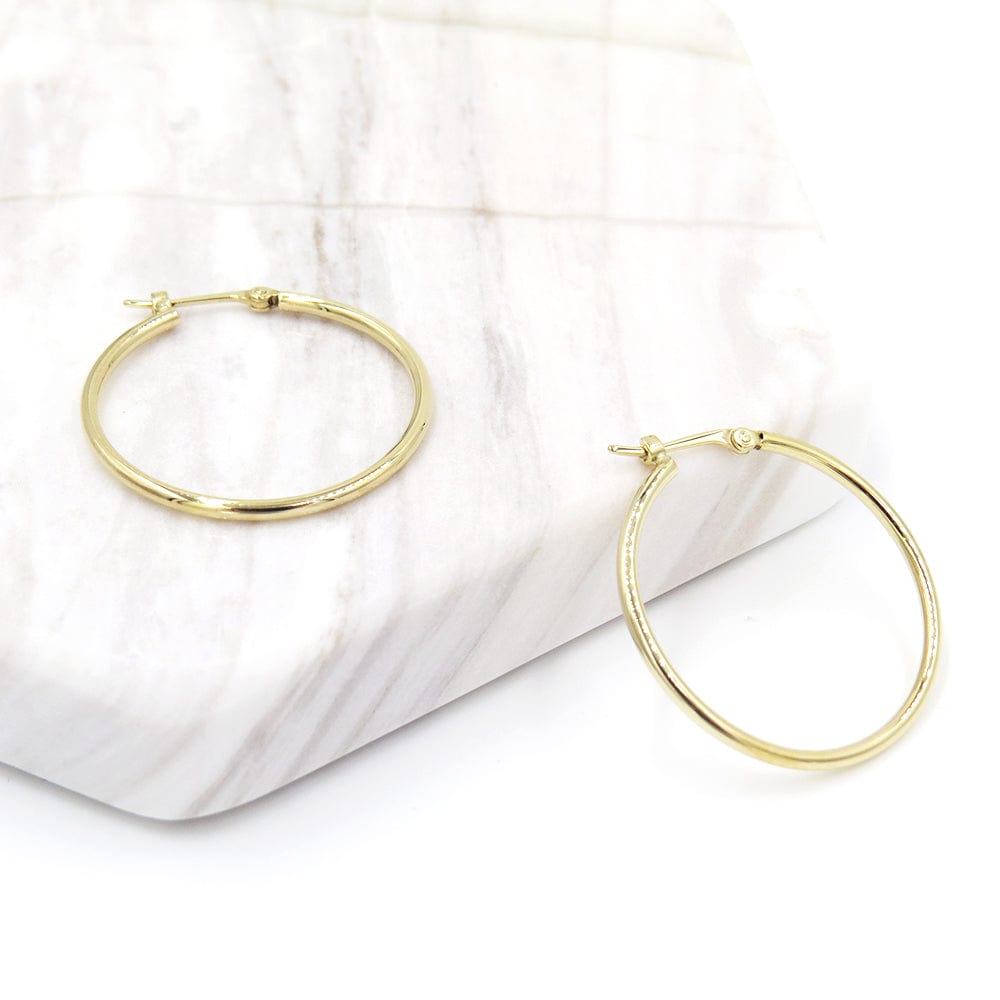 
                      
                        EAR-14K Perfect 14k Gold Hoop
                      
                    