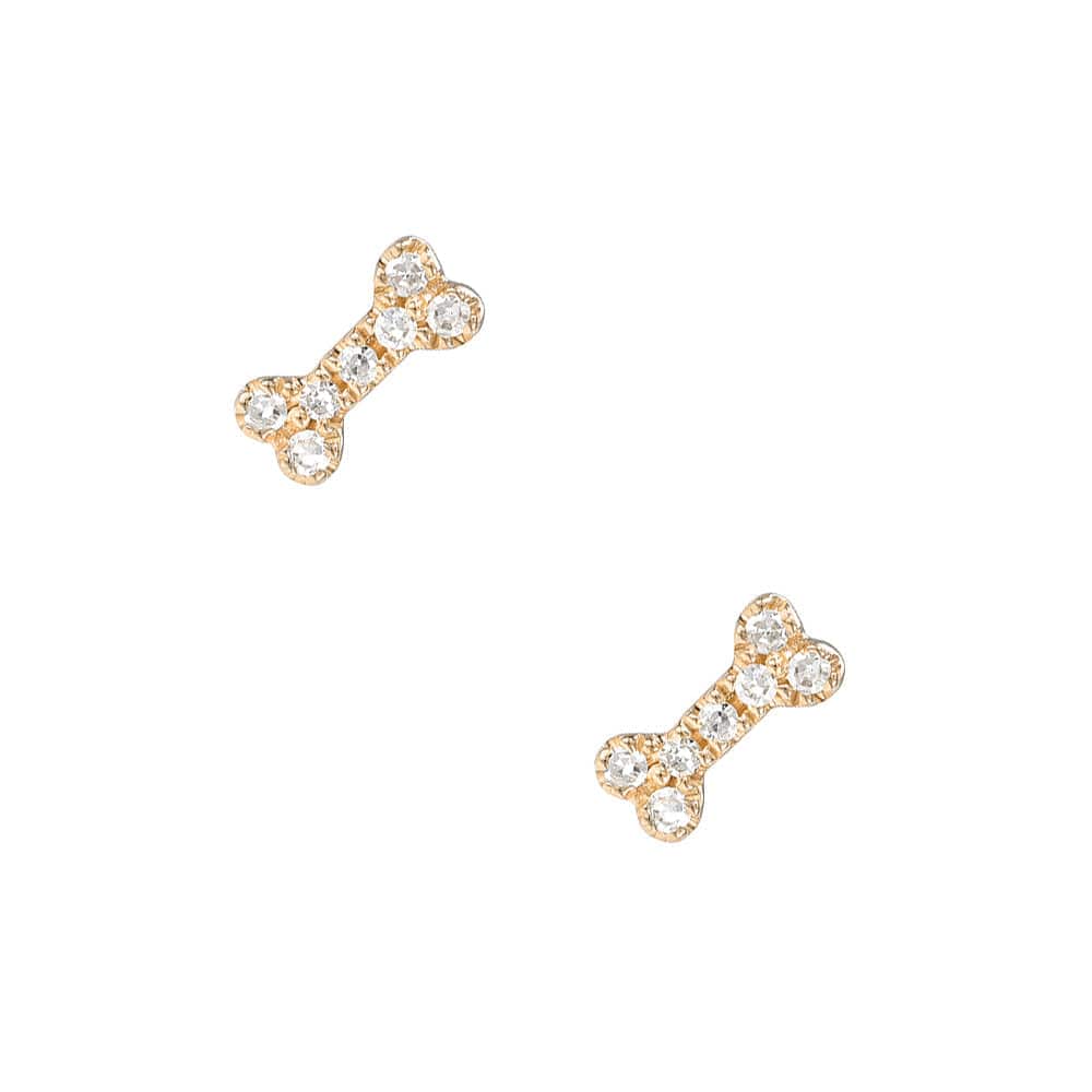 
                      
                        EAR-14K Petite Dog Bone Post Earrings
                      
                    