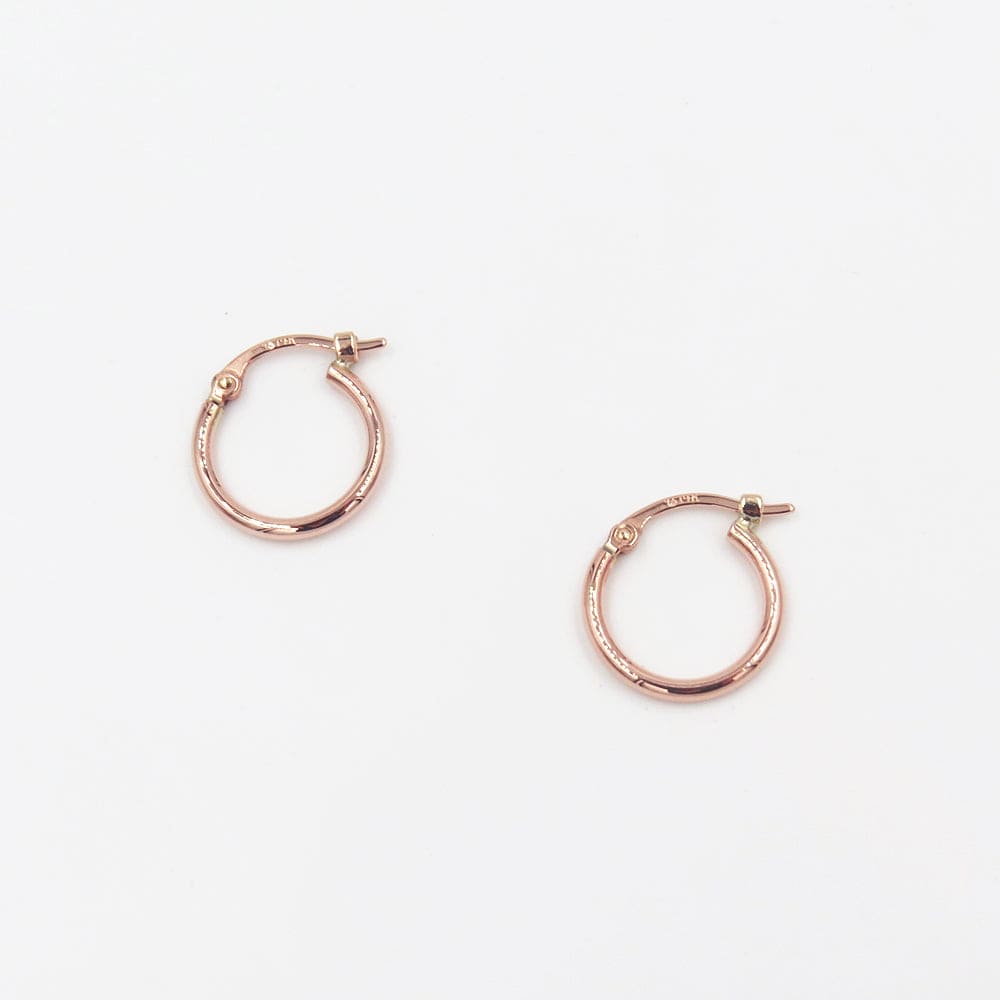 
                      
                        EAR-14K TINY ROSE GOLD HOOPS
                      
                    