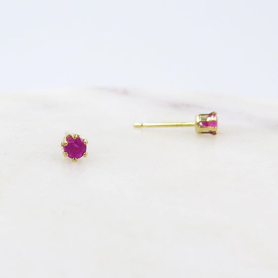 Petite Dog Bone Post Earrings – Dandelion Jewelry