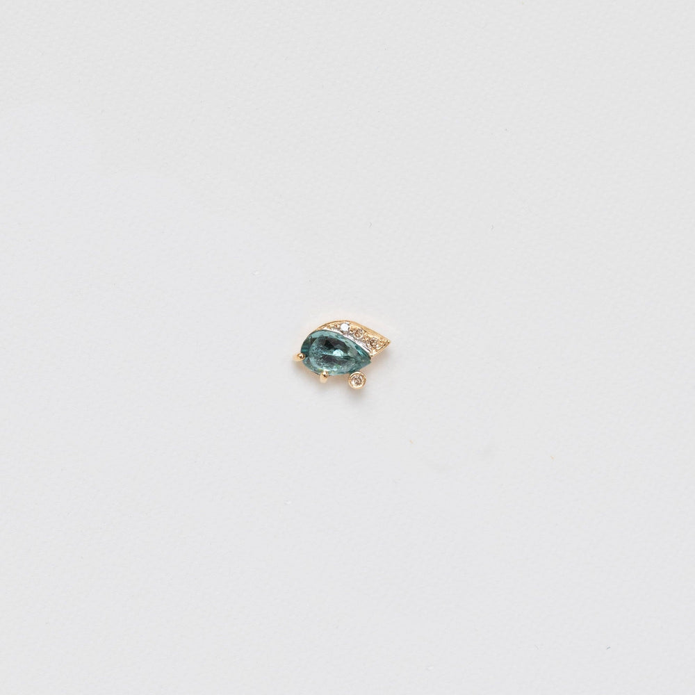 
                      
                        EAR-14K Tourmaline Eye Earrings- SOLD AS A SINGLE
                      
                    