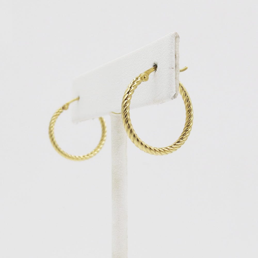 
                      
                        EAR-14K TWIST TUBE HOOPS
                      
                    