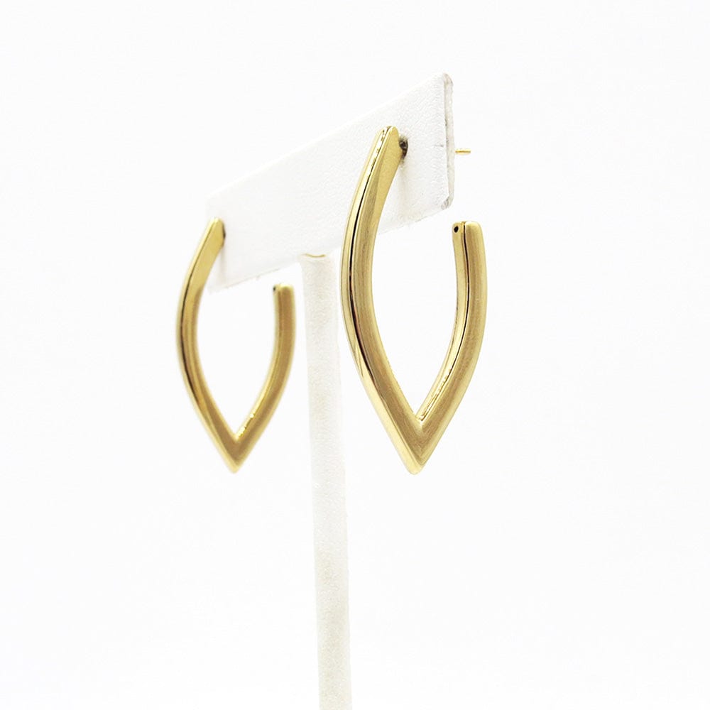 
                      
                        EAR-14K "V" SHAPED HOOPS
                      
                    