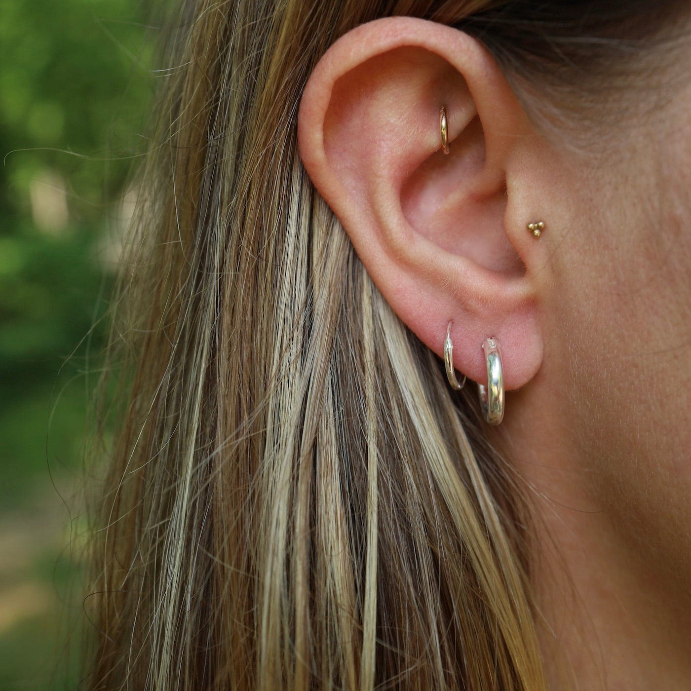 EAR 14mm Eternity Hoops