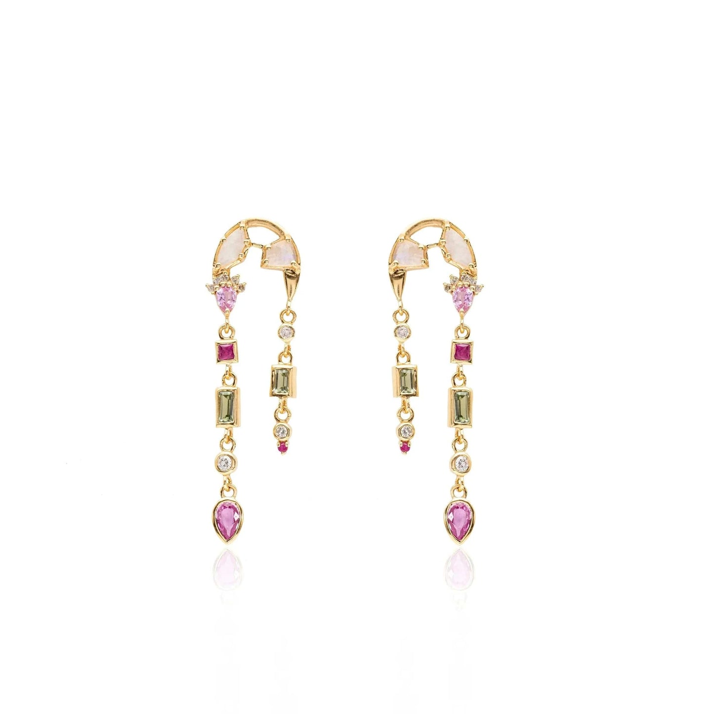EAR-18K 18k Gold Hathor Earrings