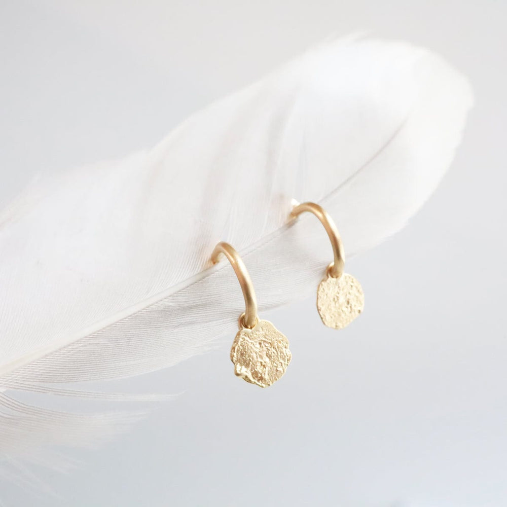 
                  
                    EAR-18K 18k Kelp Charm Hoops
                  
                