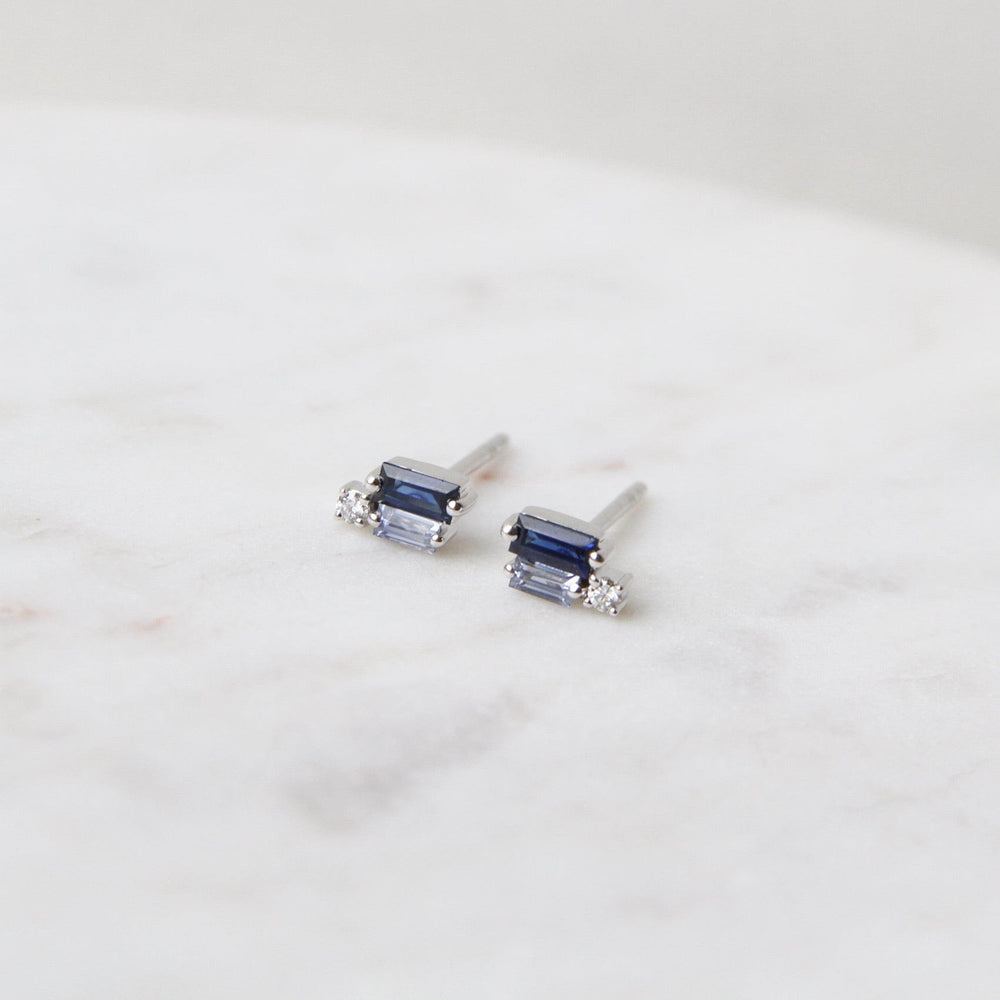 
                  
                    EAR-18K 18k White Gold Diamond & Sapphire Fireworks Post Earrings
                  
                