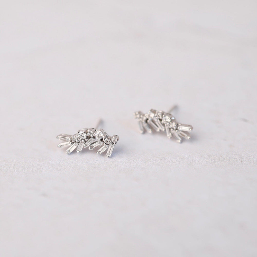 
                  
                    EAR-18K 18k White Gold Feather Post Earrings
                  
                