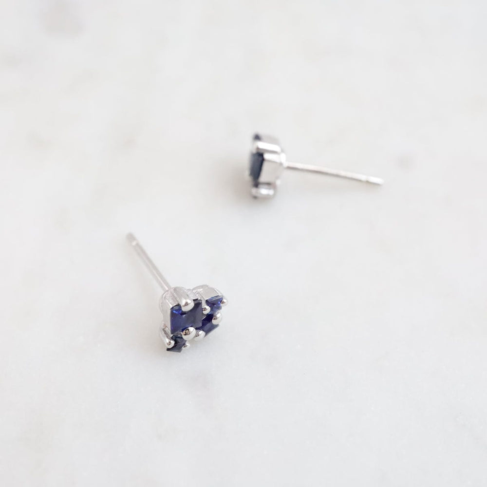 
                  
                    EAR-18K 18k White Gold Sapphire Cluster Studs
                  
                