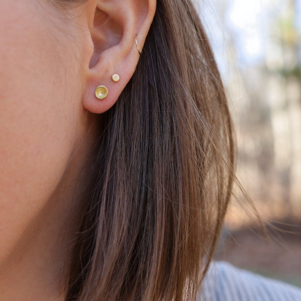 EAR-18K 18k Yellow Gold Bitsy Studs