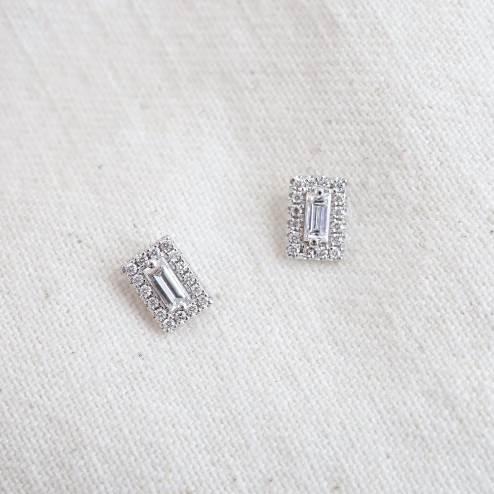 
                      
                        EAR-18K Classic Emerald Cut Diamond Studs
                      
                    