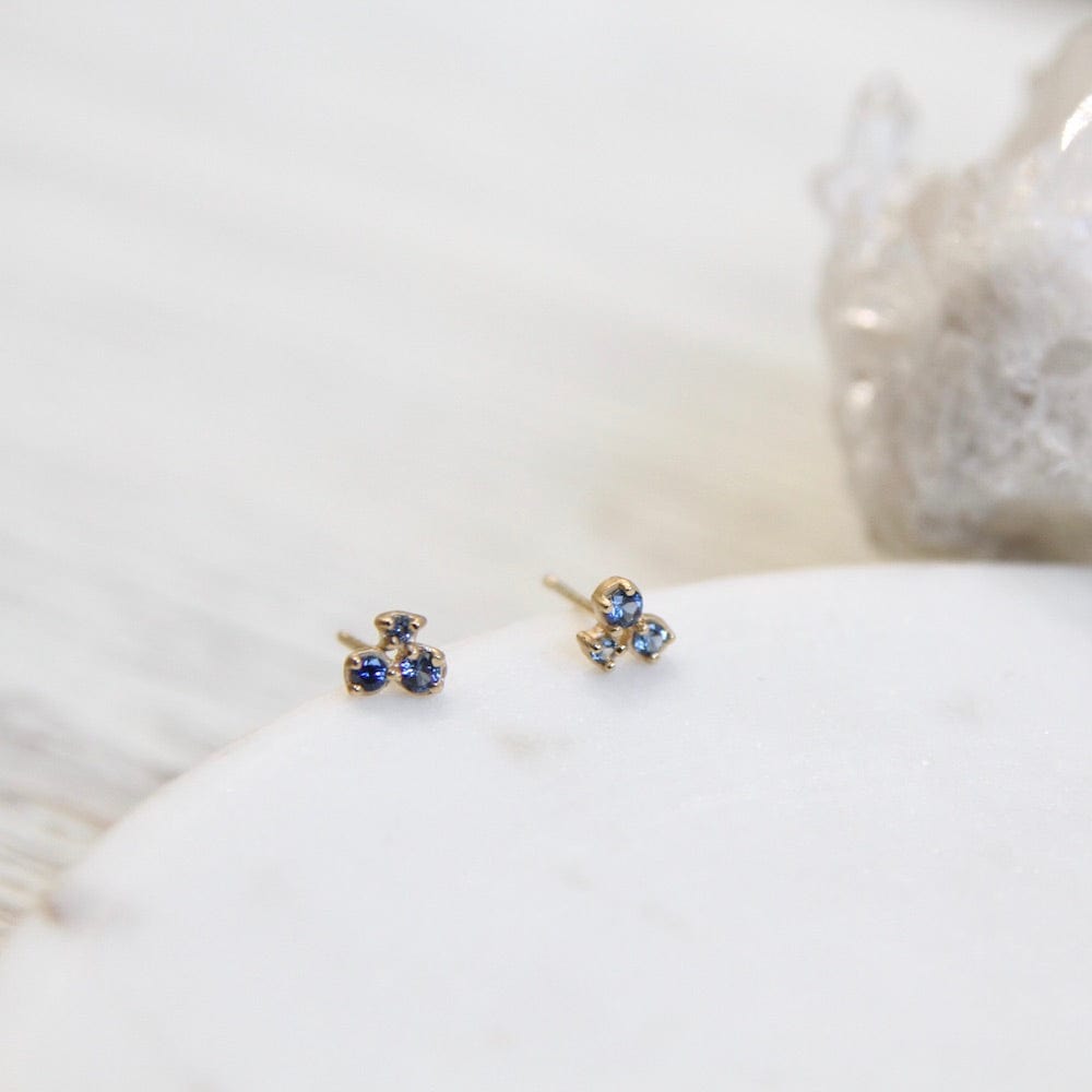 
                      
                        EAR-18K Cluster Trio Sapphire Earrings
                      
                    