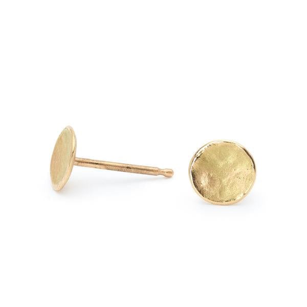 
                      
                        EAR-18K Delicate Hammered Disc Stud Earrings
                      
                    