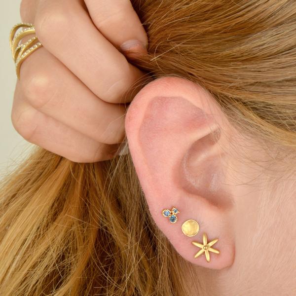 
                  
                    EAR-18K Delicate Hammered Disc Stud Earrings
                  
                