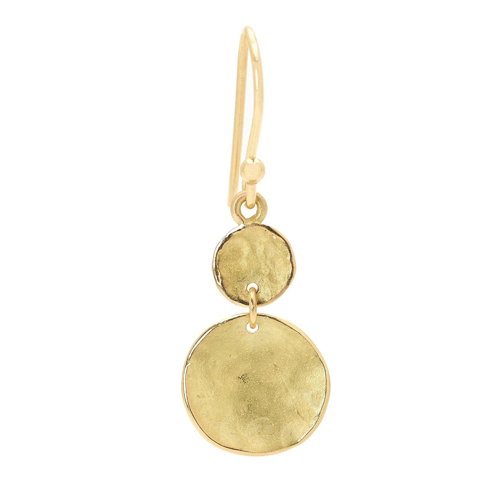 
                      
                        EAR-18K Double Hammered Disc Earrings
                      
                    