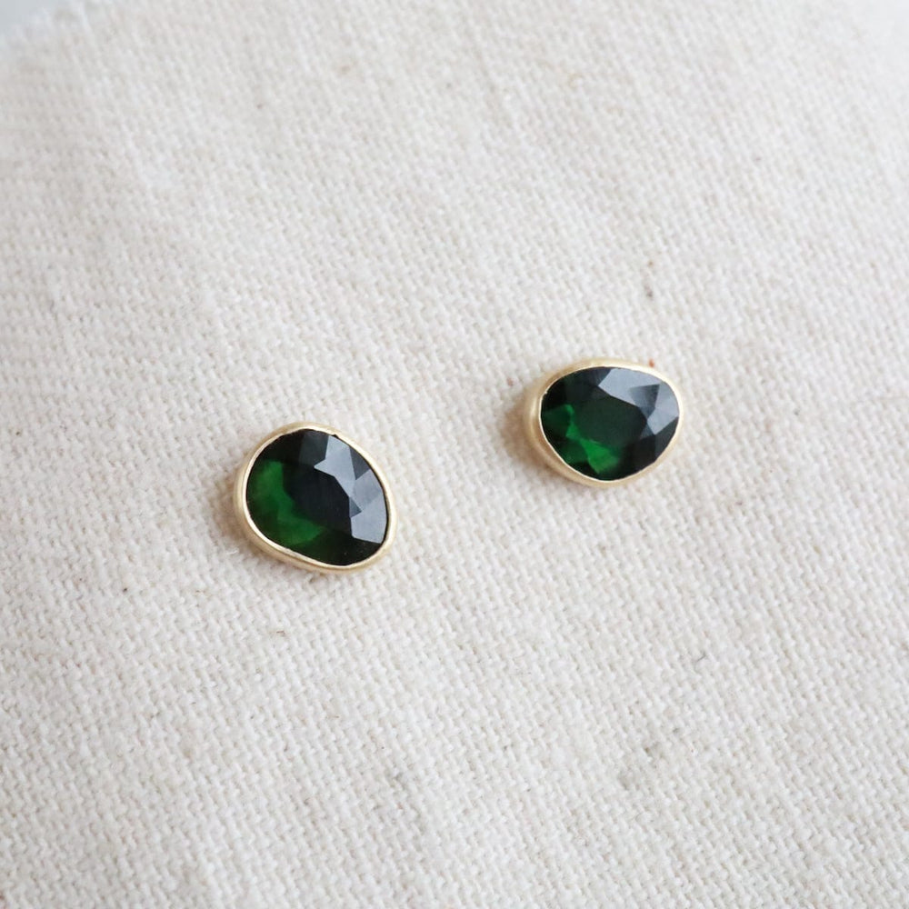 
                  
                    EAR-18K Freeform Green Tourmaline Post Earrings
                  
                