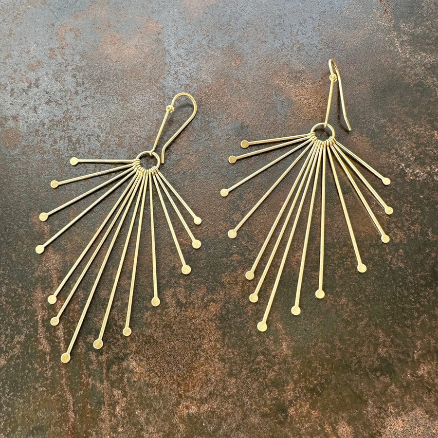 
                  
                    EAR-18K Fringe Feathers Earrings
                  
                