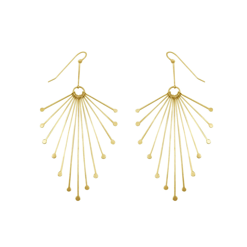 
                  
                    EAR-18K Fringe Feathers Earrings
                  
                