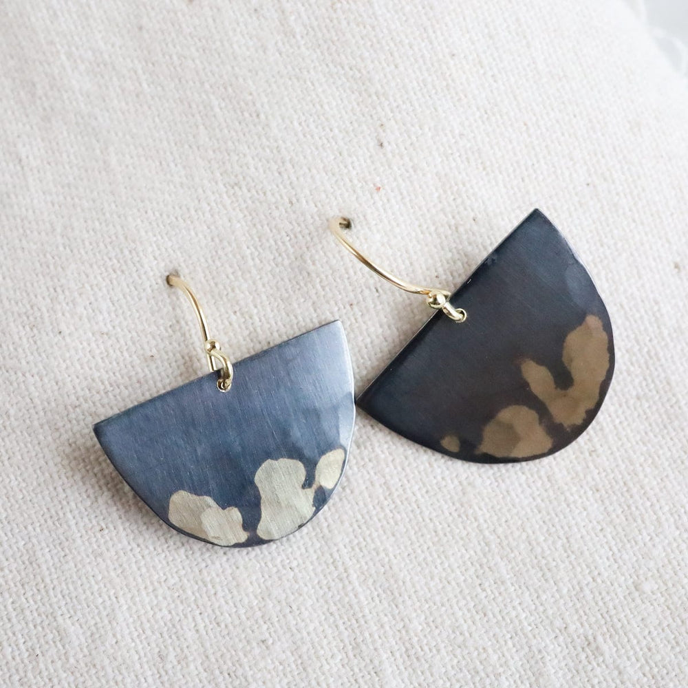 
                  
                    EAR-18K Gilded Half Moon Earrings
                  
                