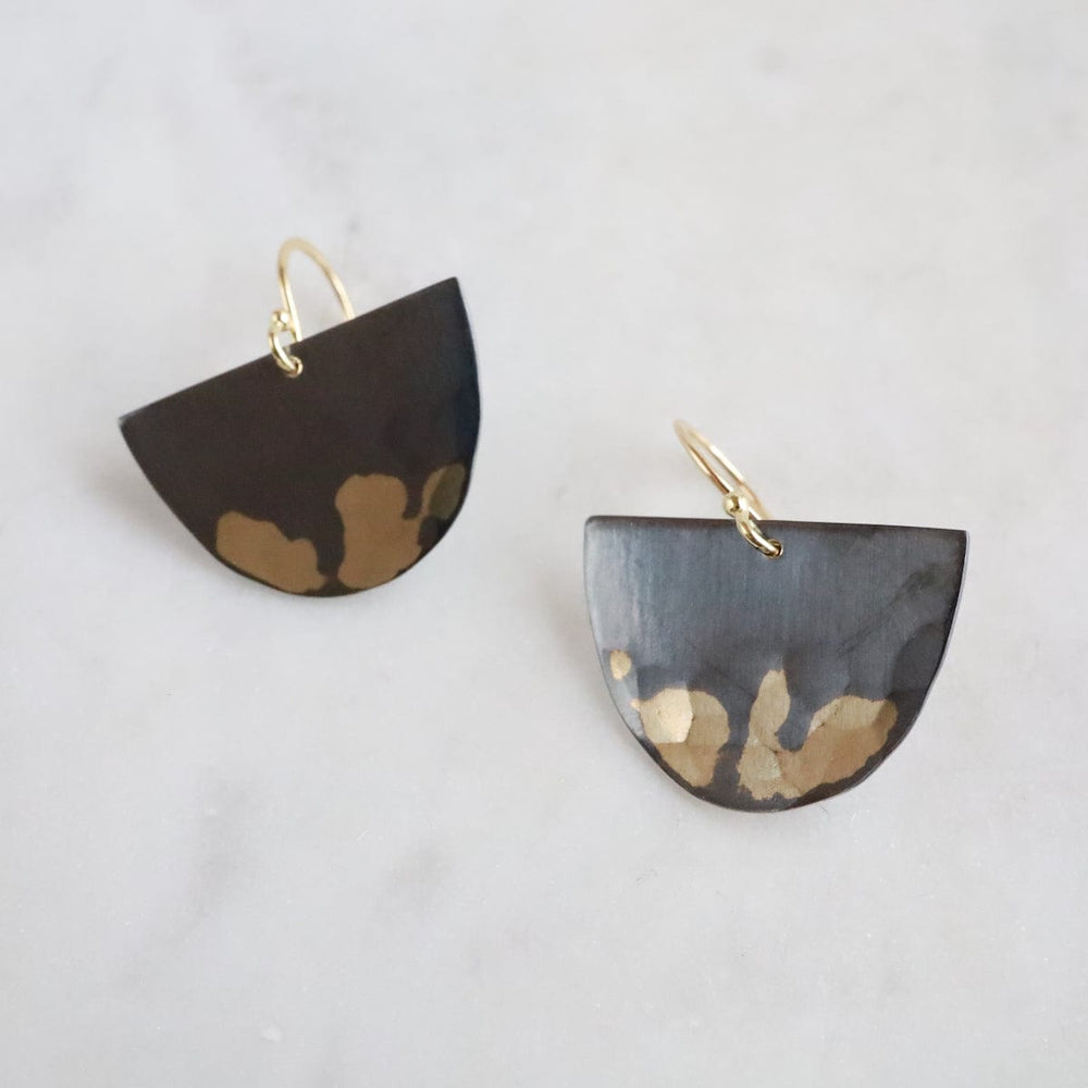 
                  
                    EAR-18K Gilded Half Moon Earrings
                  
                