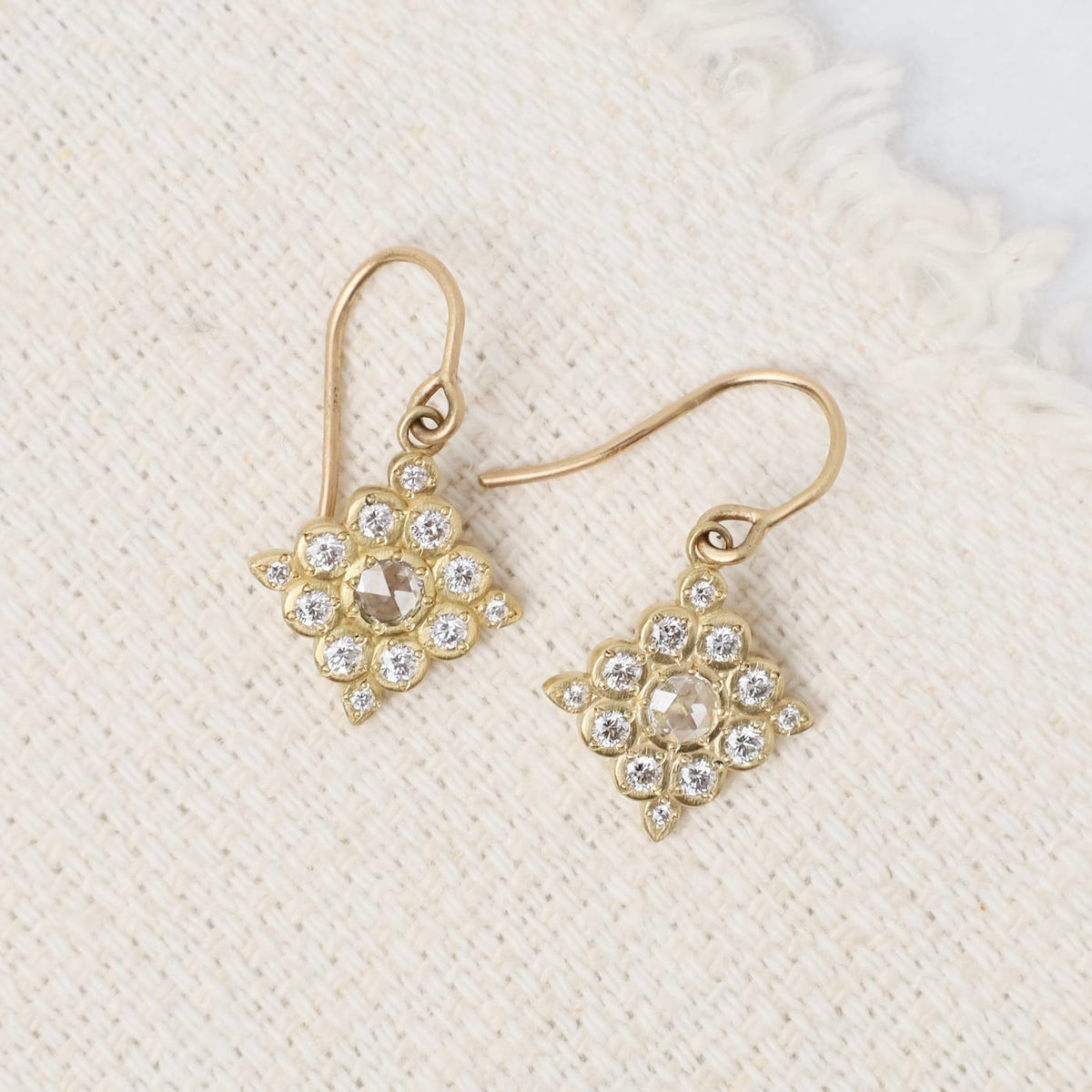 EAR-18K Iris Earrings