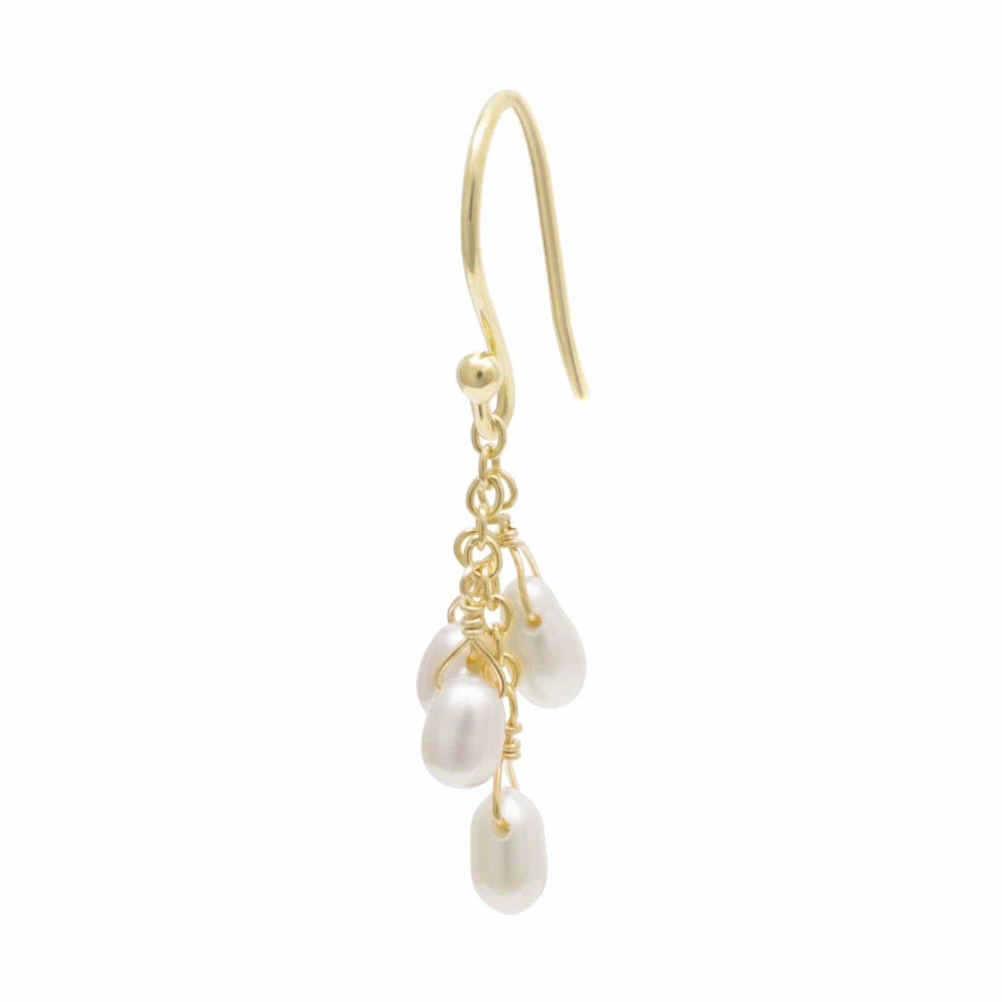 Load image into Gallery viewer, EAR-18K &amp;#39;Luna&amp;#39; Cascading Pearl Earrings
