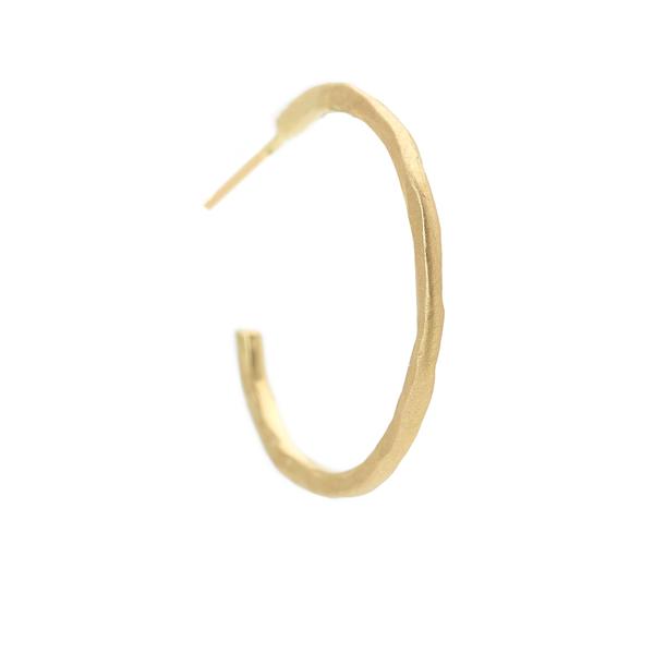 
                      
                        EAR-18K Medium Hammered Open Hoop Earrings
                      
                    