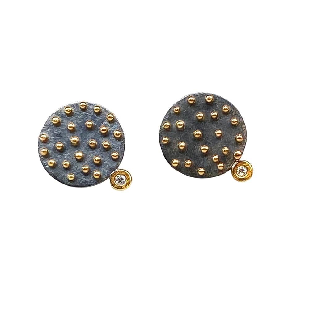 EAR-18K Mini Sirius Earrings