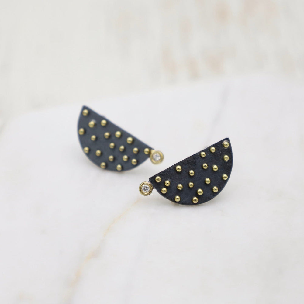 
                  
                    EAR-18K Mini Third Quarter Studs Earrings
                  
                