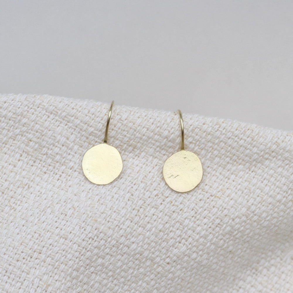 
                      
                        EAR-18K Parchment Disk Earrings
                      
                    