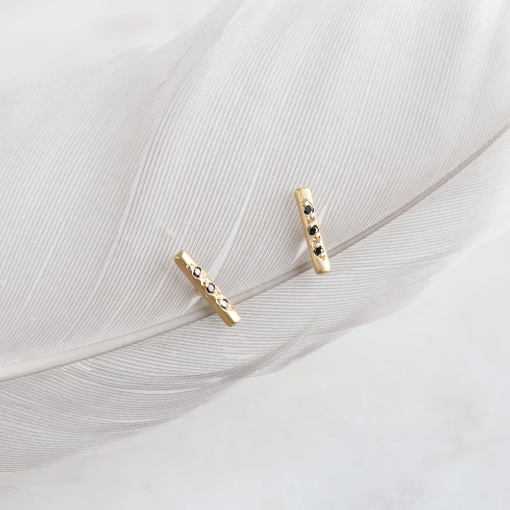 
                  
                    EAR-18K Pave Mini Stick Post Earrings
                  
                