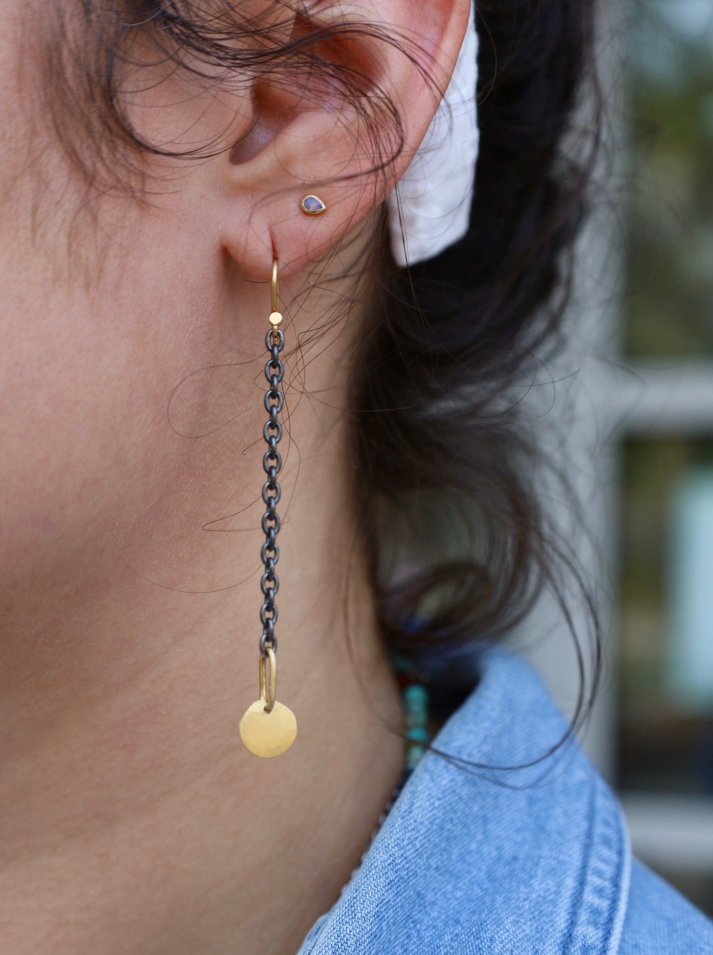 EAR-18K Sequin Earrings